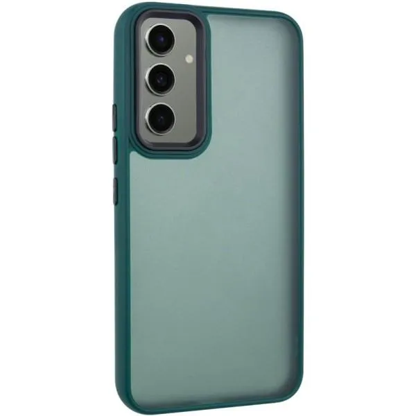 Чехол TPU+PC Lyon Frosted для Samsung Galaxy A36 5G / A56 5G — Зеленый — фото 1 Чехол TPU+PC Lyon Frosted для Samsung Galaxy A36 5G / A56 5G — Зеленый — фото 1