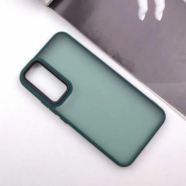 Чехол TPU+PC Lyon Frosted для Samsung Galaxy A36 5G / A56 5G — Зеленый — фото 2 Чехол TPU+PC Lyon Frosted для Samsung Galaxy A36 5G / A56 5G — Зеленый — фото 2