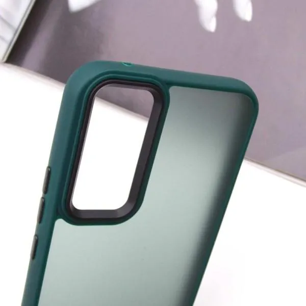 Чехол TPU+PC Lyon Frosted для Samsung Galaxy A36 5G / A56 5G — Зеленый — фото 4 Чехол TPU+PC Lyon Frosted для Samsung Galaxy A36 5G / A56 5G — Зеленый — фото 4