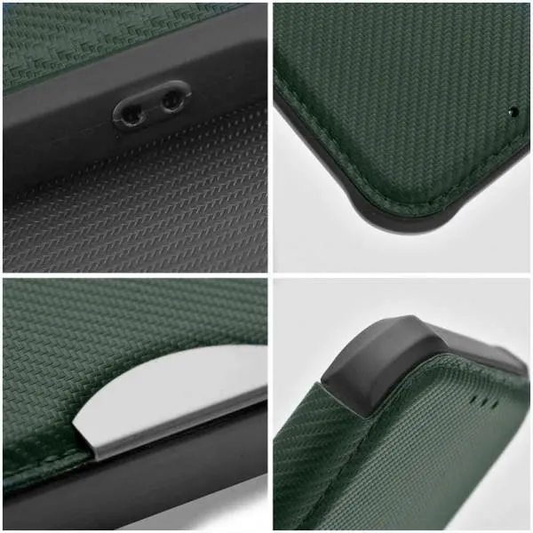 Кожаный чехол-книжка GETMAN Razor (PU) для Samsung Galaxy A36 5G / A56 5G — Зеленый — фото 4 Кожаный чехол-книжка GETMAN Razor (PU) для Samsung Galaxy A36 5G / A56 5G — Зеленый — фото 4