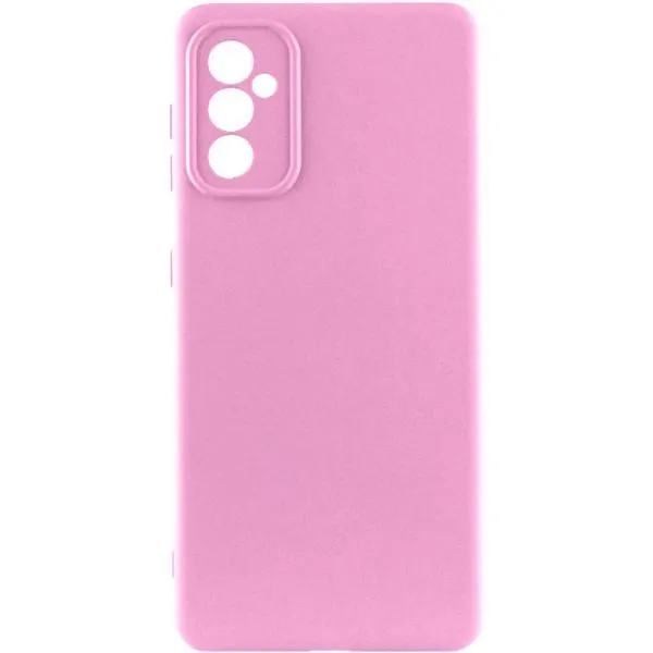 Чехол TPU GETMAN Liquid Silk Full Camera для Samsung Galaxy A36 5G — Розовый