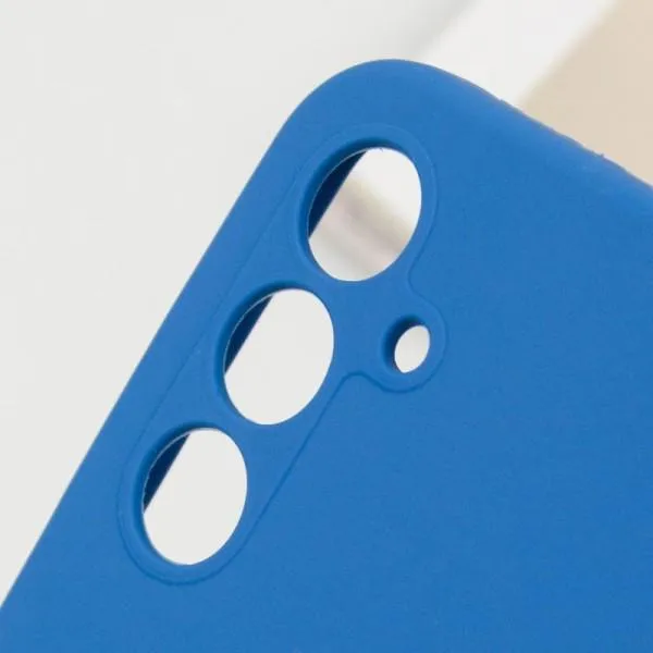 Чехол Silicone Cover Lakshmi Full Camera (AAA) для Samsung Galaxy A36 5G — Синий — фото 3 Чехол Silicone Cover Lakshmi Full Camera (AAA) для Samsung Galaxy A36 5G — Синий — фото 3