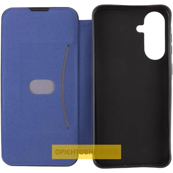 Кожаный чехол-книжка Belora для Samsung Galaxy A36 5G / A56 5G — Темно-синий — фото 1