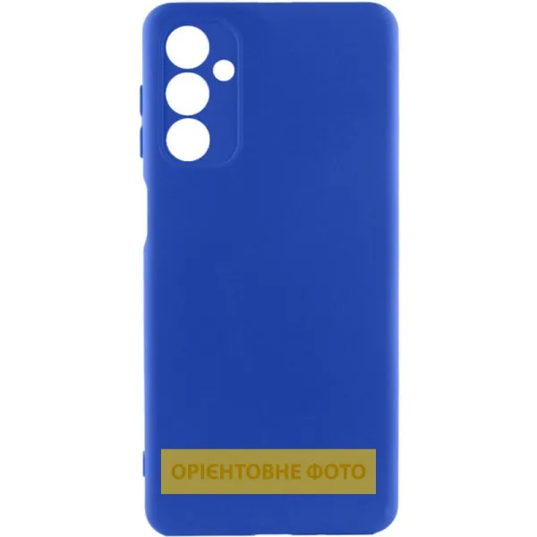 Чехол TPU GETMAN Liquid Silk Full Camera для Samsung Galaxy A36 5G — Синий — фото 5 Чехол TPU GETMAN Liquid Silk Full Camera для Samsung Galaxy A36 5G — Синий — фото 5