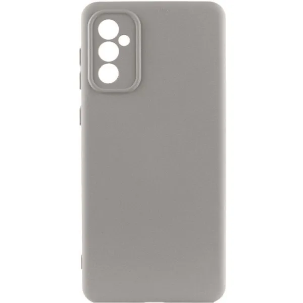 Чехол TPU GETMAN Liquid Silk Full Camera для Samsung Galaxy A36 5G — Серый