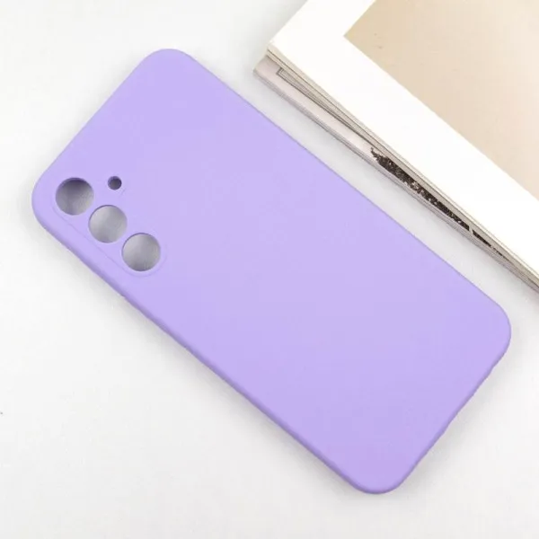 Чехол Silicone Cover Lakshmi Full Camera (AAA) для Samsung Galaxy A36 5G — Сиреневый — фото 5