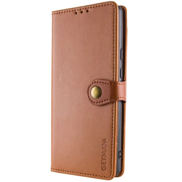 Кожаный чехол-книжка GETMAN Gallant (PU) для Samsung Galaxy A36 5G / A56 5G — Коричневый — фото 2