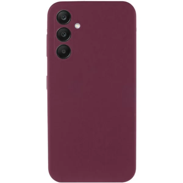 Чехол Silicone Cover Lakshmi Full Camera (AAA) для Samsung Galaxy A36 5G — Бордовый — фото 2