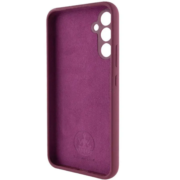 Чехол Silicone Cover Lakshmi Full Camera (AAA) для Samsung Galaxy A36 5G — Бордовый — фото 4
