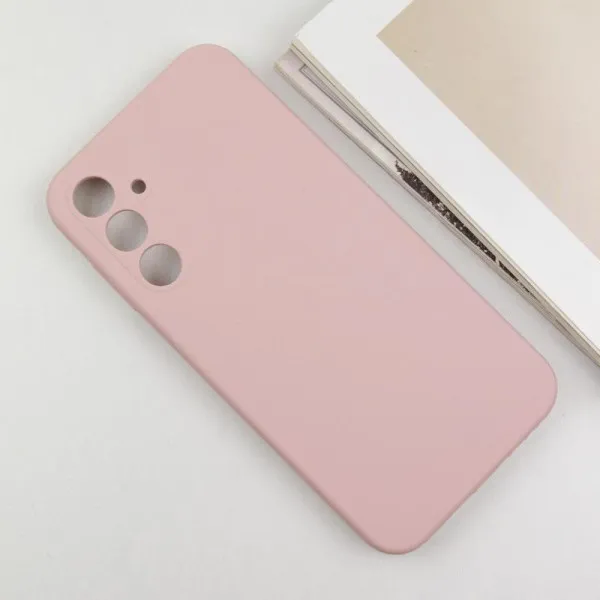 Чехол Silicone Cover Lakshmi Full Camera (AAA) для Samsung Galaxy A36 5G — Розовый — фото 5