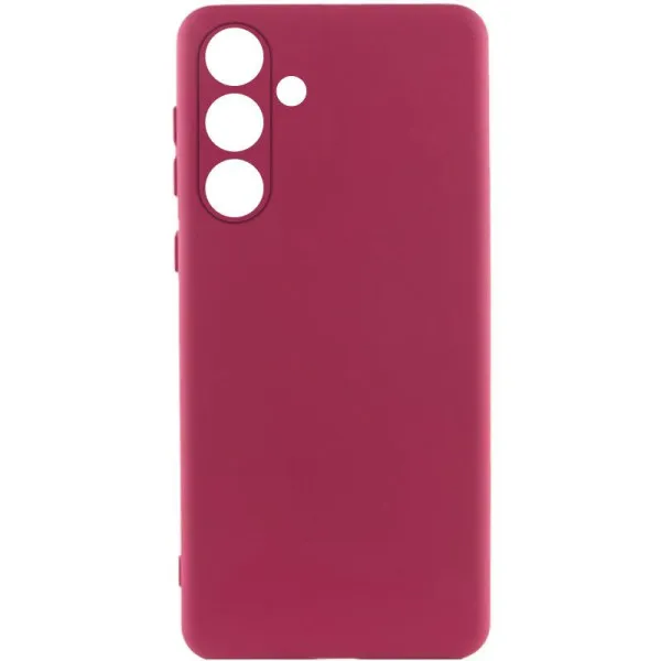 Чехол Silicone Cover Ummi Lakshmi Full Camera (AA) для Samsung Galaxy A36 5G — Бордовый