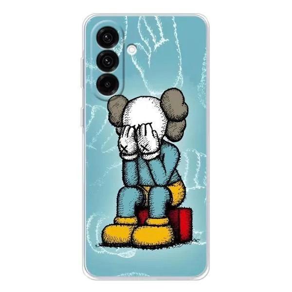 Чехол с принтом «Плач Bearbrick» для Samsung Galaxy A36 5G