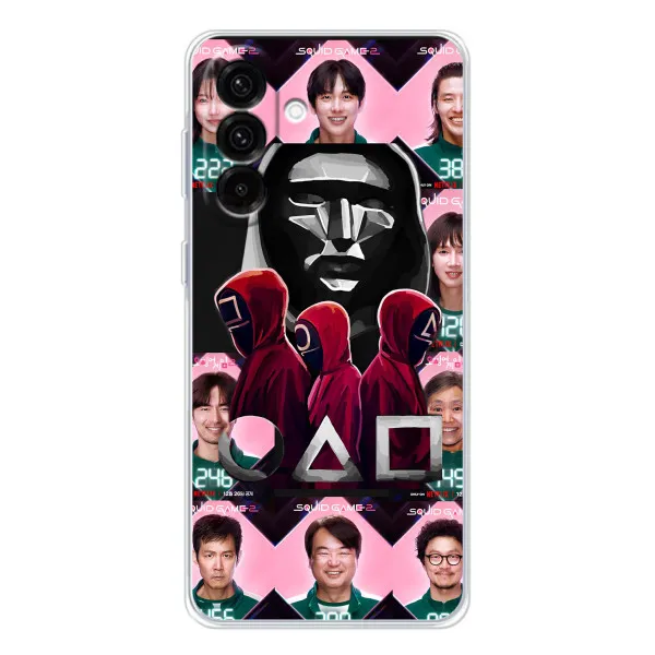 Чохол з принтом «Учасники Гра кальмара» для Samsung Galaxy A36 5G Чохол з принтом «Учасники Гра кальмара» для Samsung Galaxy A36 5G