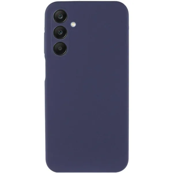 Чехол Silicone Cover Lakshmi Full Camera (AAA) для Samsung Galaxy A37 5G — Темно-синий — фото 2 Чехол Silicone Cover Lakshmi Full Camera (AAA) для Samsung Galaxy A37 5G — Темно-синий — фото 2