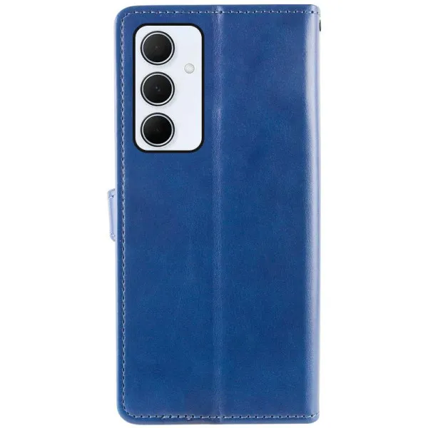 Кожаный чехол-книжка GETMAN Gallant (PU) для Samsung Galaxy A37 5G — Синий — фото 2