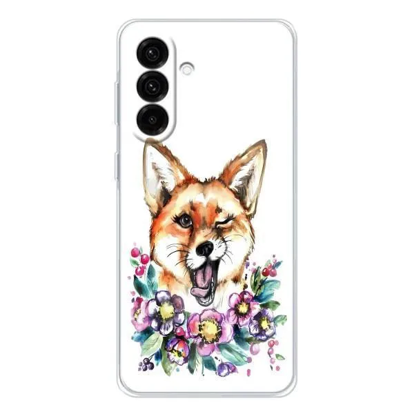 Чехол с принтом «Веселая лисичка» для Samsung Galaxy A37