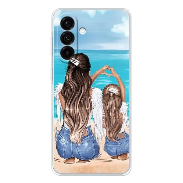 Чехол с принтом «Мама с доченькой» для Samsung Galaxy A37