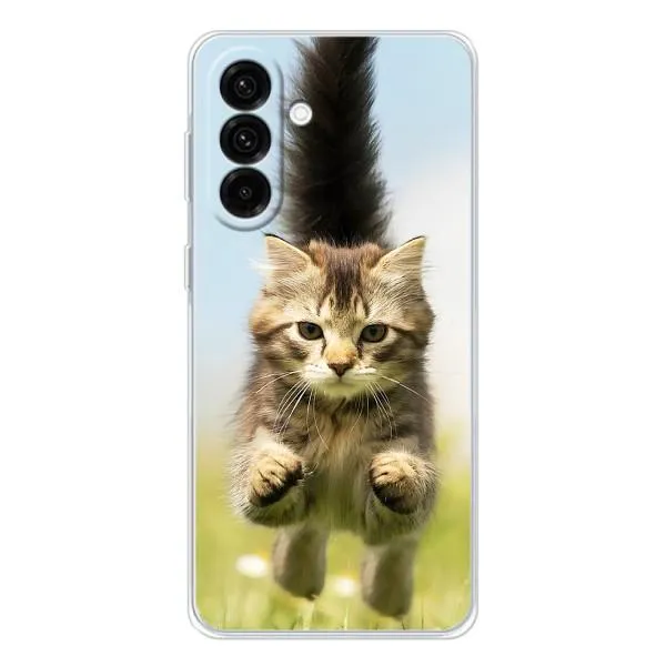 Чехол с принтом «Прыжок кота» для Samsung Galaxy A37
