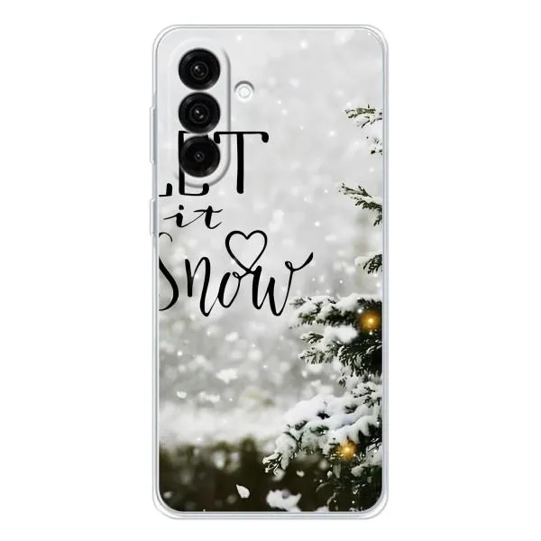 Чехол с принтом «Let it snow» для Samsung Galaxy A37