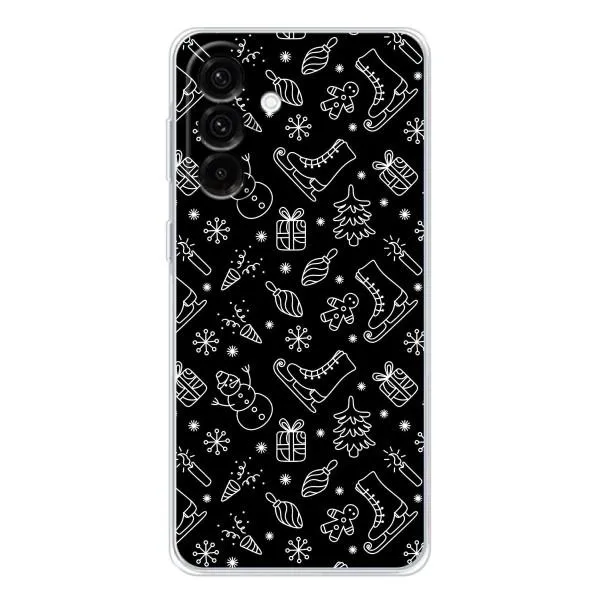 Чехол с принтом «Новогодний фон» для Samsung Galaxy A37