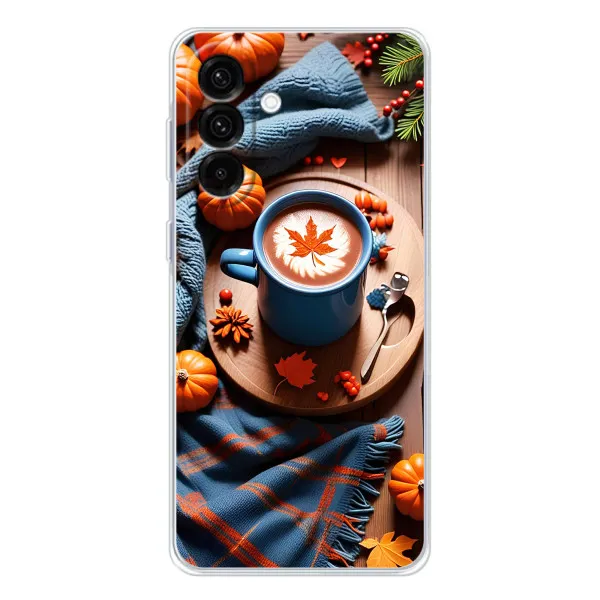 Чехол с принтом «Кофе и тыковки» для Samsung Galaxy A37 Чехол с принтом «Кофе и тыковки» для Samsung Galaxy A37