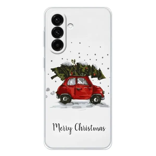 Чехол с принтом «Машина с елкой» для Samsung Galaxy A37