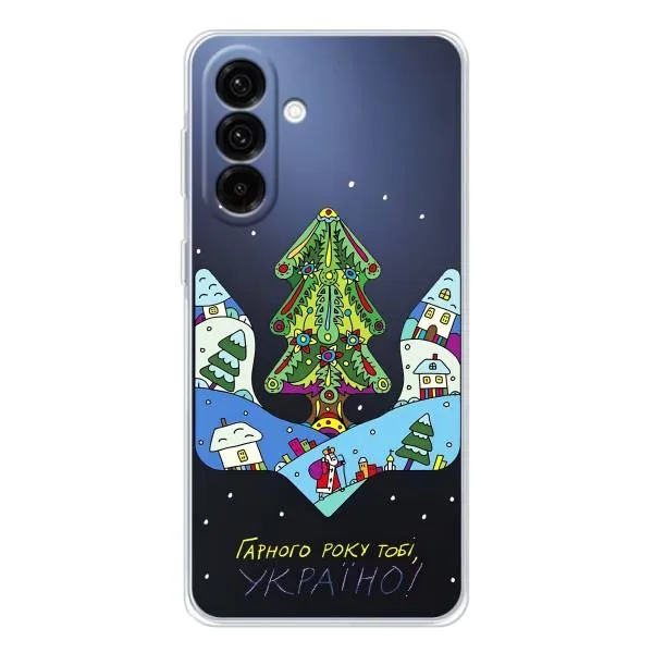 Чехол с принтом «Рождественский герб» для Samsung Galaxy A37