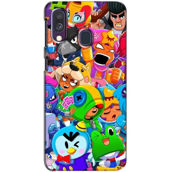 Чехол с принтом «герои Бравл Старс» для Samsung Galaxy A40 2019 (A405F)