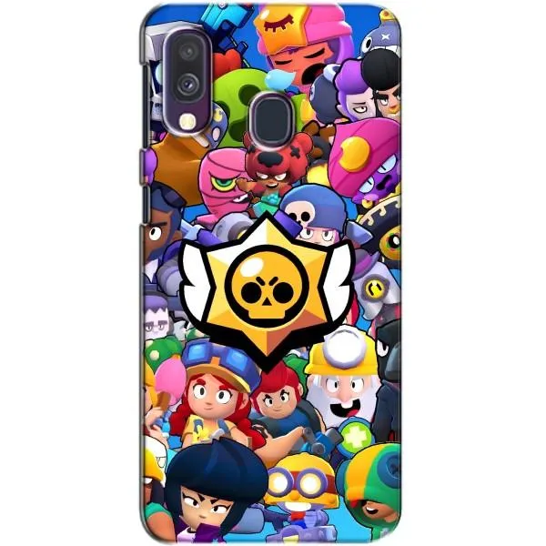 Чехол с принтом «Лого Brawl Stars» для Samsung Galaxy A40 2019 (A405F)