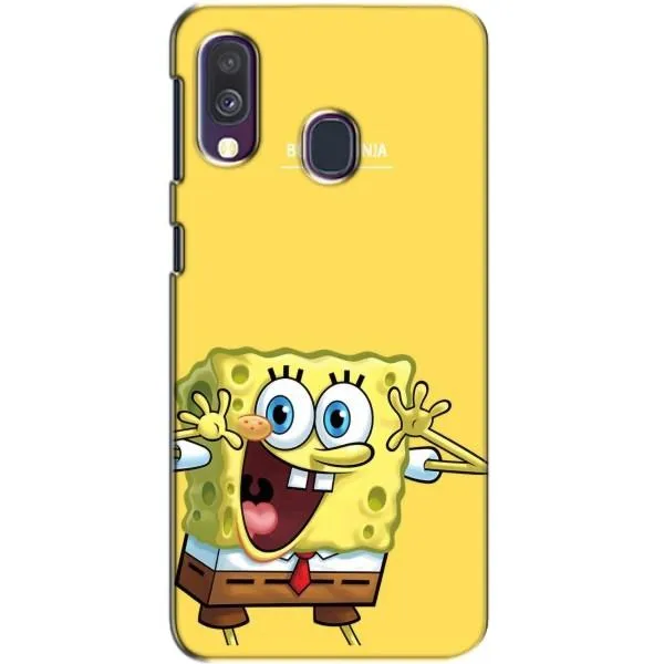 Чехол с принтом «Губка Боб» для Samsung Galaxy A40 2019 (A405F)