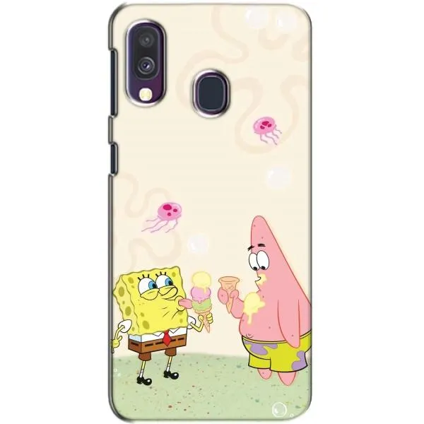 Чехол с принтом «Патрик и Боб» для Samsung Galaxy A40 2019 (A405F)