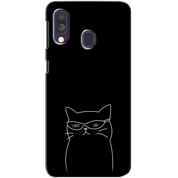 Чехол с принтом «Равнодушный кот» для Samsung Galaxy A40 2019 (A405F) Чехол с принтом «Равнодушный кот» для Samsung Galaxy A40 2019 (A405F)