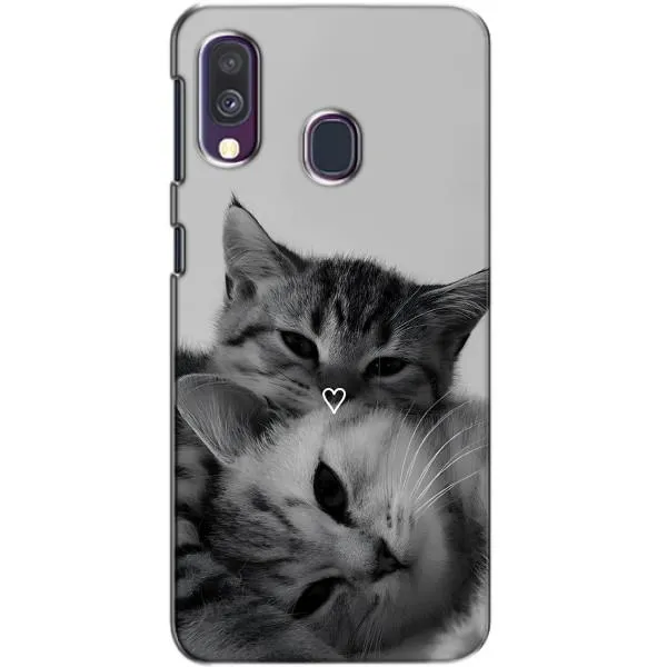 Чехол с принтом «Пара котов» для Samsung Galaxy A40 2019 (A405F) Чехол с принтом «Пара котов» для Samsung Galaxy A40 2019 (A405F)