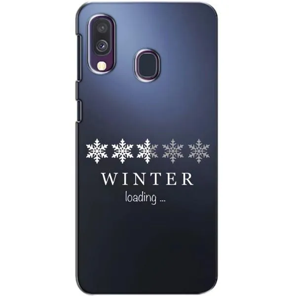 Чехол с принтом «Winter loading» для Samsung Galaxy A40 2019 (A405F)