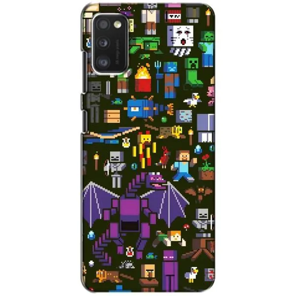 Чехол с принтом «Коллаж Майнкрафт» для Samsung Galaxy A41 (A415) Чехол с принтом «Коллаж Майнкрафт» для Samsung Galaxy A41 (A415)