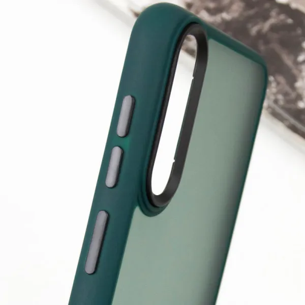 Чохол TPU+PC Lyon Frosted для Samsung Galaxy A50 (A505F) / A50s / A30s — Зелений — фото 4 Чохол TPU+PC Lyon Frosted для Samsung Galaxy A50 (A505F) / A50s / A30s — Зелений — фото 4
