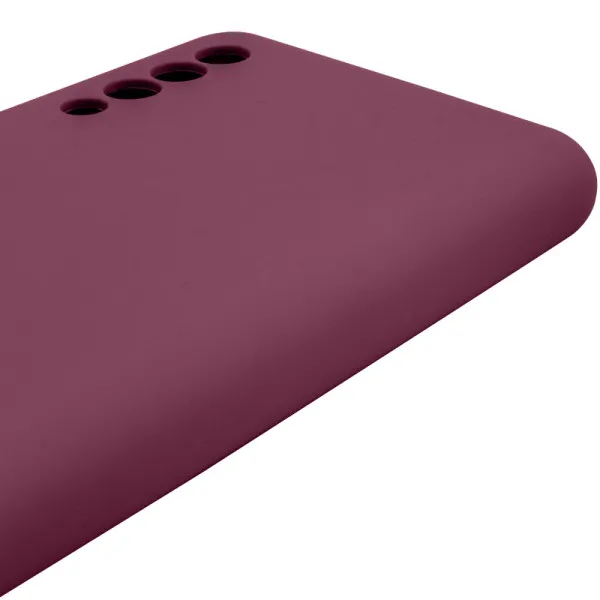 Чохол Silicone Cover Lakshmi Full Camera (AAA) для Samsung Galaxy A50 (A505F) / A50s / A30s — Бордовий — фото 4