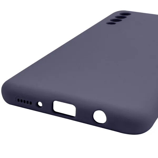 Чохол Silicone Cover Lakshmi Full Camera (AAA) для Samsung Galaxy A50 (A505F) / A50s / A30s — Темно-синій — фото 5