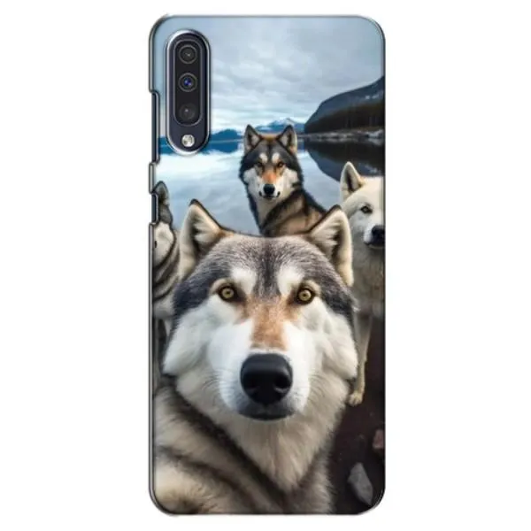 Чехол с принтом «Селфи ХАски» для Samsung Galaxy A50 2019 (A505F)