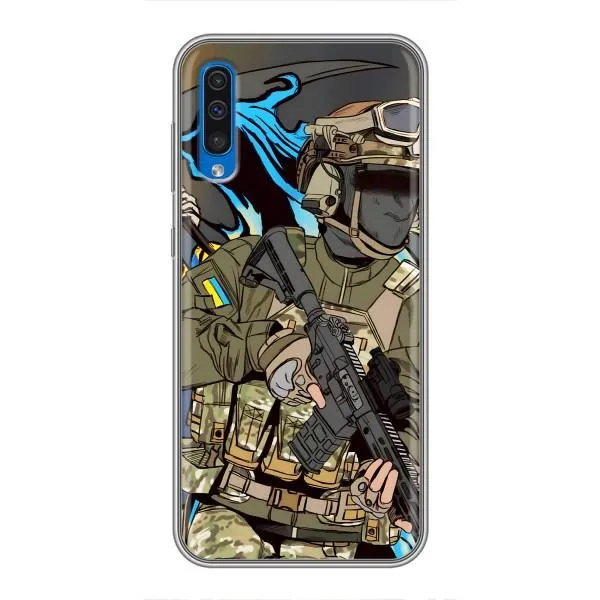 Чехол с принтом «Воин ВСУ» для Samsung Galaxy A50 2019 (A505F)