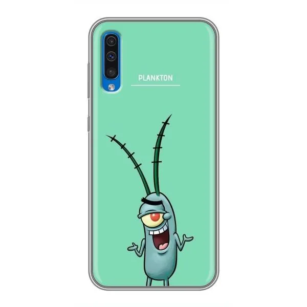 Чохол з принтом «Персонаж Планктон» для Samsung Galaxy A50 2019 (A505F) Чохол з принтом «Персонаж Планктон» для Samsung Galaxy A50 2019 (A505F)