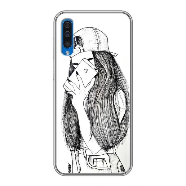 Чехол с принтом «Фото девочки» для Samsung Galaxy A50 2019 (A505F)