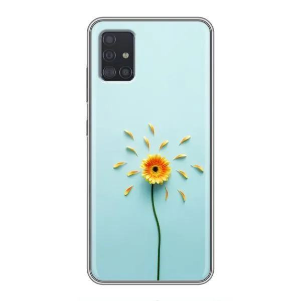 Чехол с принтом «Желтый цветок» для Samsung Galaxy A51 5G (A516)