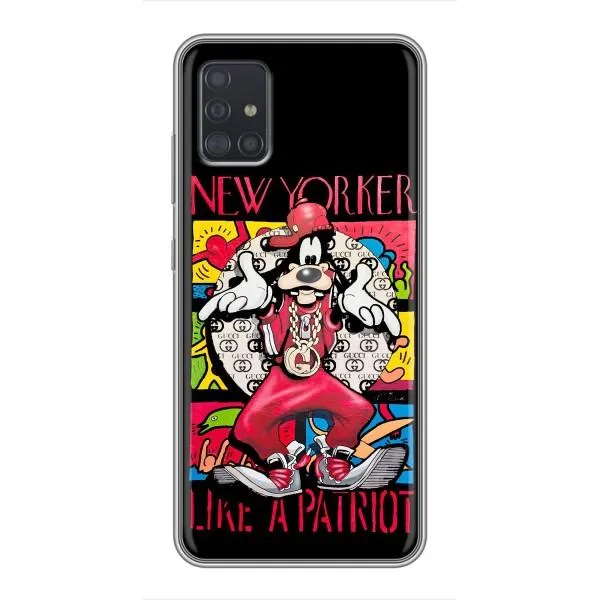 Чехол с принтом «Мультяшный Волк» для Samsung Galaxy A51 5G (A516)