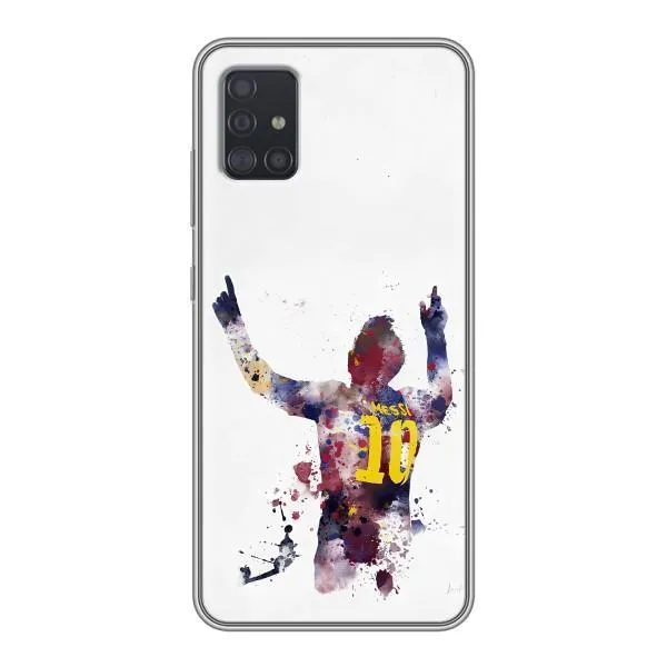 Чехол с принтом «Messi Barca» для Samsung Galaxy A51 (A515)