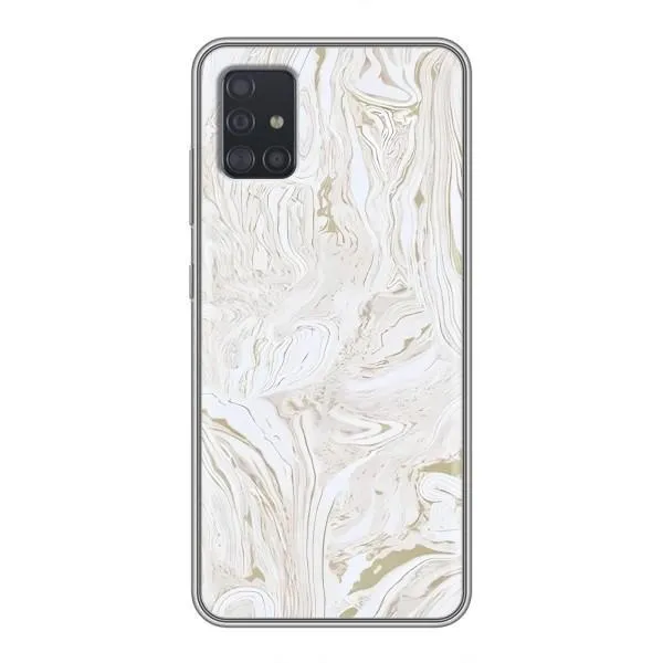Чехол с принтом «Белый мрамор» для Samsung Galaxy A51 (A515)
