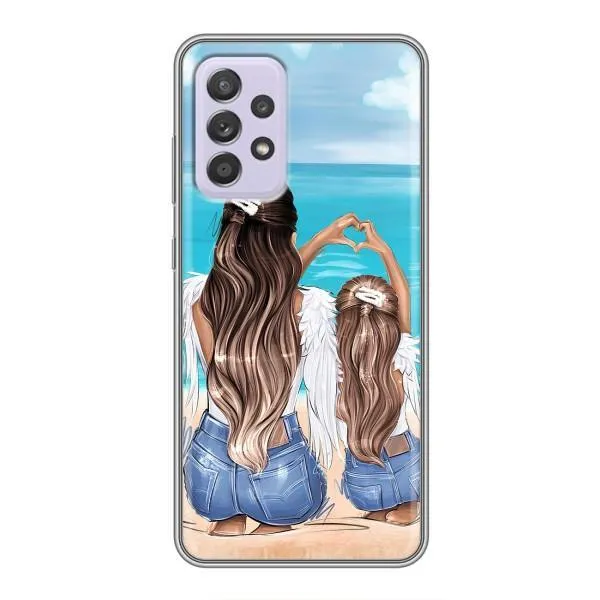 Чехол с принтом «Мама с доченькой» для Samsung Galaxy A52 5G (A526)