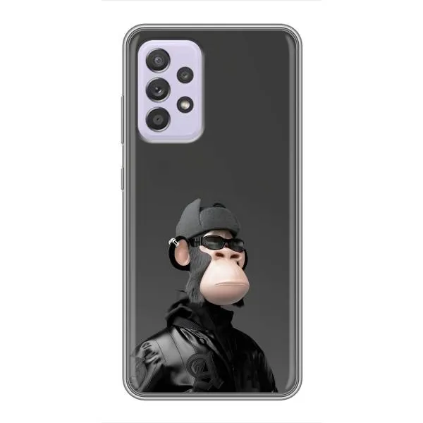 Чехол с принтом «стильная обезьяна NFT» для Samsung Galaxy A52 5G (A526) Чехол с принтом «стильная обезьяна NFT» для Samsung Galaxy A52 5G (A526)