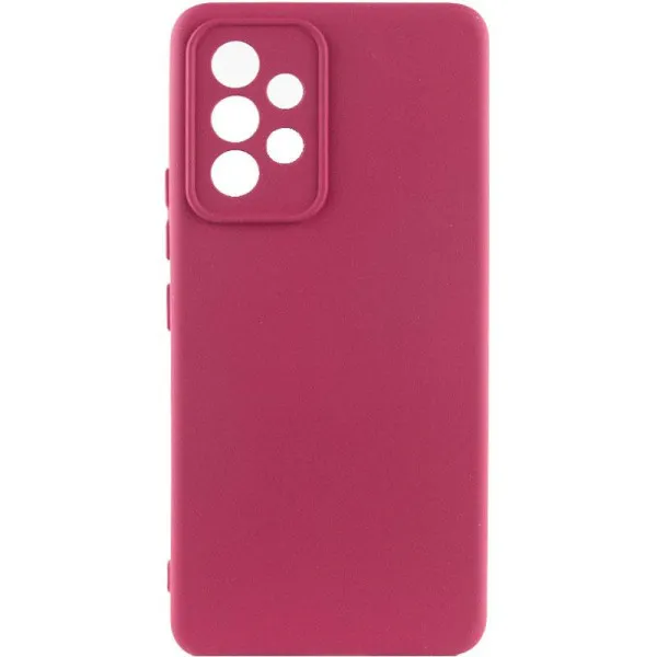 Чохол Silicone Cover Ummi Lakshmi Full Camera (AA) для Samsung Galaxy A52 4G / A52 5G / A52s — Бордовий — фото 1