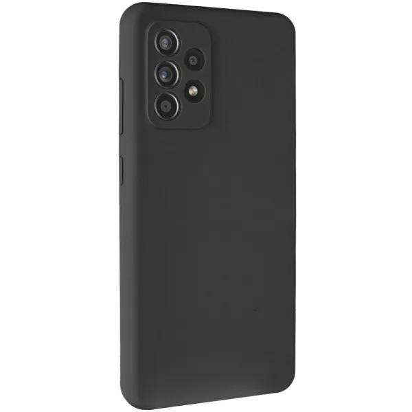 Чехол Silicone Cover Lakshmi Full Camera (AAA) для Samsung Galaxy A52 4G / A52 5G / A52s — Черный — фото 1